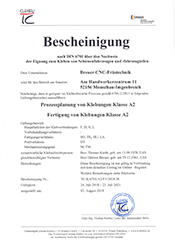 Bescheinigung DIN 6701-2 bis 05.08.2018